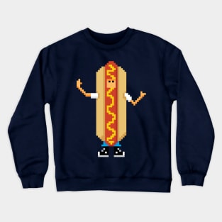 Hotdog Guy - Pixel Pals Crewneck Sweatshirt